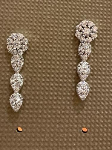 Moissanite earrings 925
