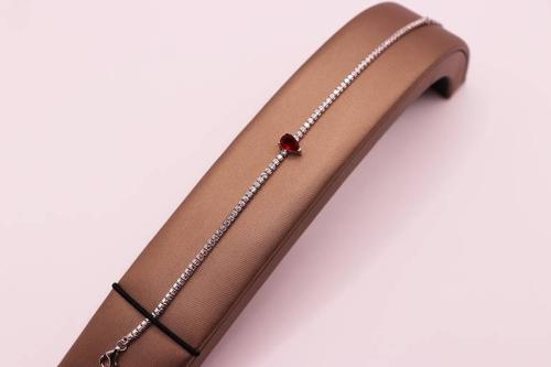 سوار تنس الروبي