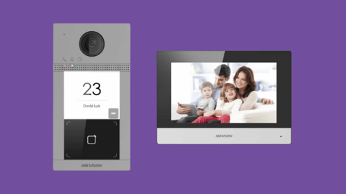 جهاز إنتركم مرئي من Hikvision طراز DS-KIS603-P(B)...