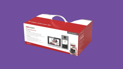جهاز إنتركم مرئي من Hikvision طراز DS-KIS603-P(B)...