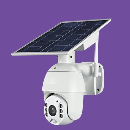 كاميرا مراقبة بالطاقة الشمسية بشريحة – ذكية وآمنة