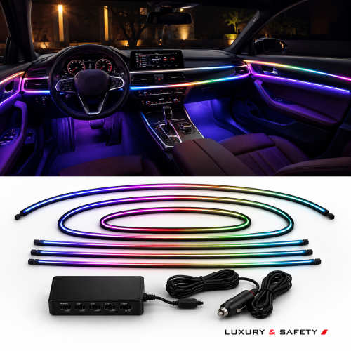 اضاءات LED محيطية كامل السيارة