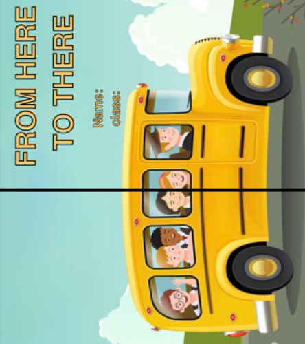 مطوية انجليزي FROM HERE TO THERE