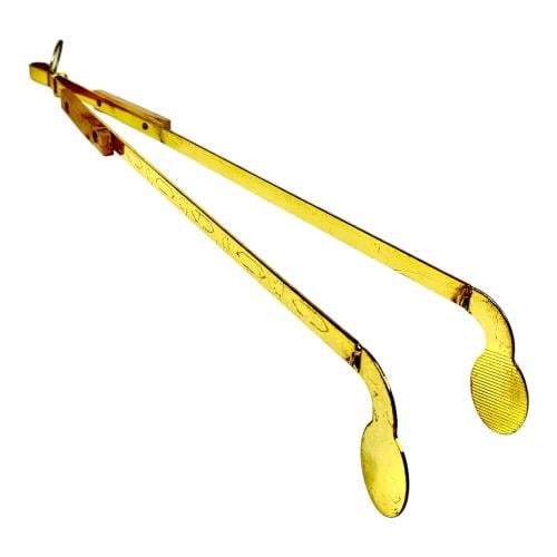 ملقاط اصفر يد خشب 55 سم