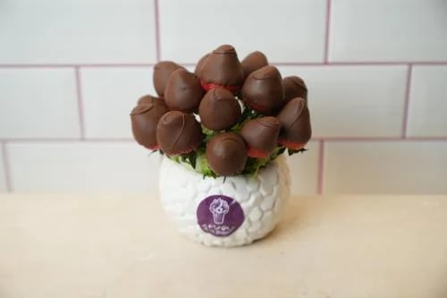 Strawberry Chocolate Vase