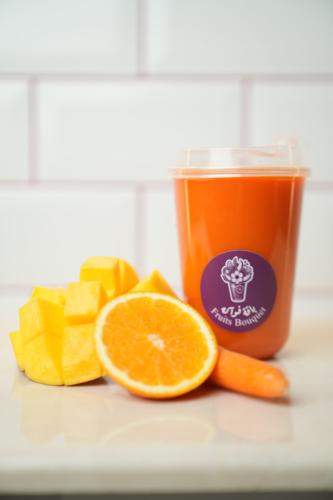 Carrot, Mango, and Orange Juice