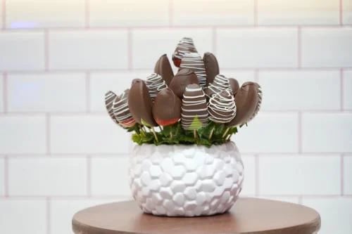 Royal Chocolate Vase