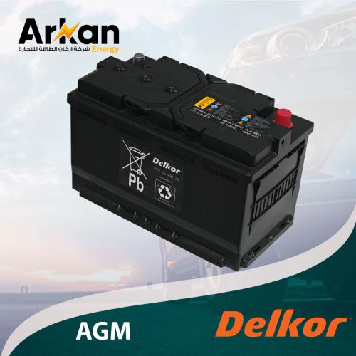 بطارية ديلكور DELKOR DIN80R GENESIS BATTERY AGM