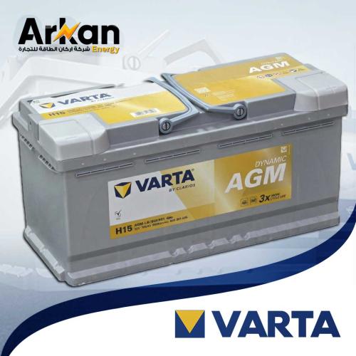 بطارية فارتا الماني VARTA AGM SILVER DYNAMIC 105 A...