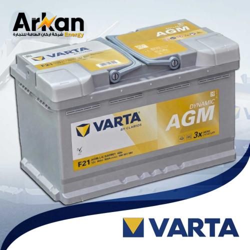 بطارية فارتا الماني VARTA AGM SILVER DYNAMIC DIN 8...