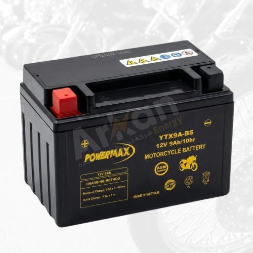 Power Max battery BATTERY POWER MAX YTX9 9AH