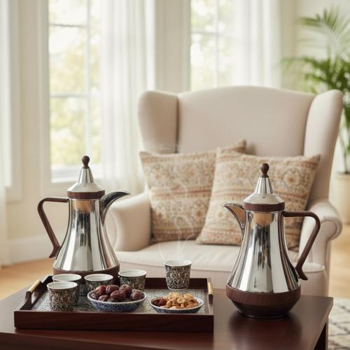 ترمس ستيل خشبي