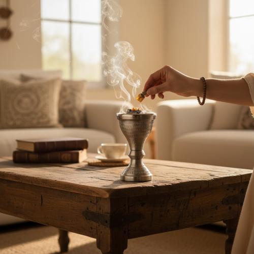 مبخرة هندي بقاعدة حديد