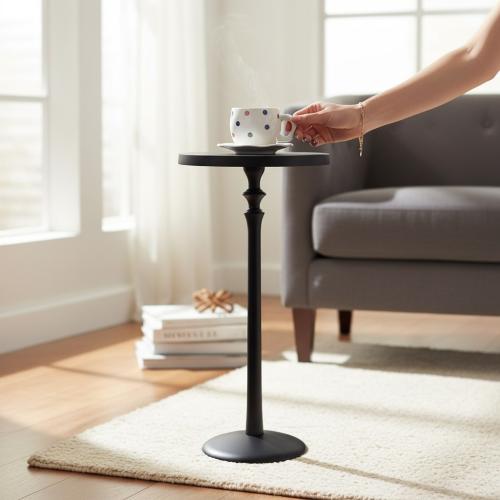 طاولة خدمة هندي حديد اسود
