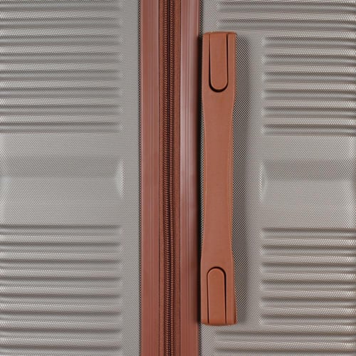 طقم حقائب سفر 3 قطع فايبر ABS بعجلات 360° وقفل رقم...