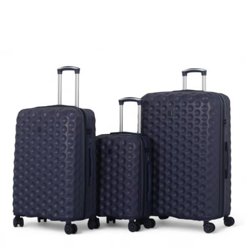 طقم حقائب سفر مكون من 3 قطع بمقاسات كبيرة - مصنوعة...