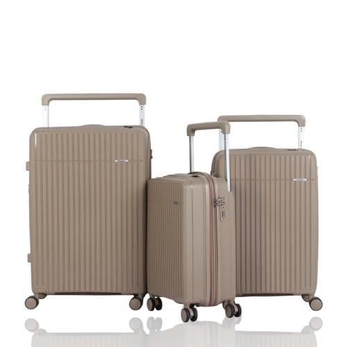 طقم حقائب سفر ضد الكسر فاخرة ومتكاملة - 3 قطع من ا...