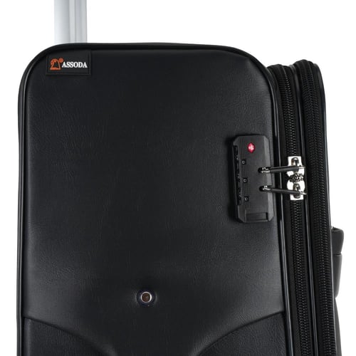 طقم حقائب سفر جلد PU فاخرة 4 قطع تصميم عملي وفخم ي...