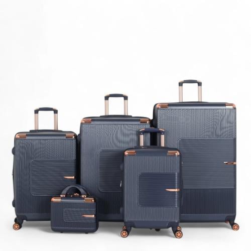 طقم حقائب "عرائس" فاخر ومتكامل - 5 قطع من ABS عالي...