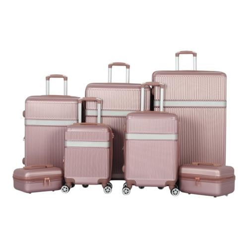 طقم شنط سفر دبش عرايس 7 قطع بسحاب متين - كفرات مزد...