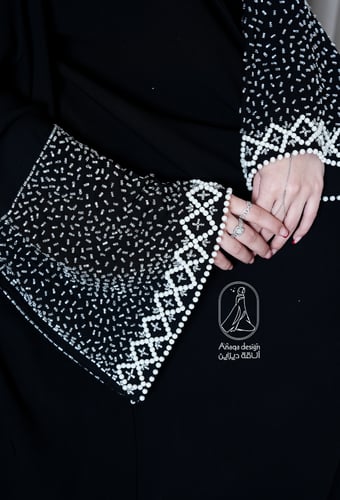 عبايه كلوش شك يدوي-830