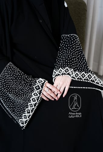 عبايه كلوش شك يدوي-830