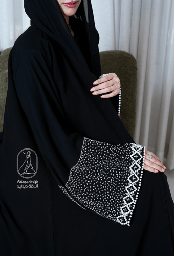 عبايه كلوش شك يدوي-830