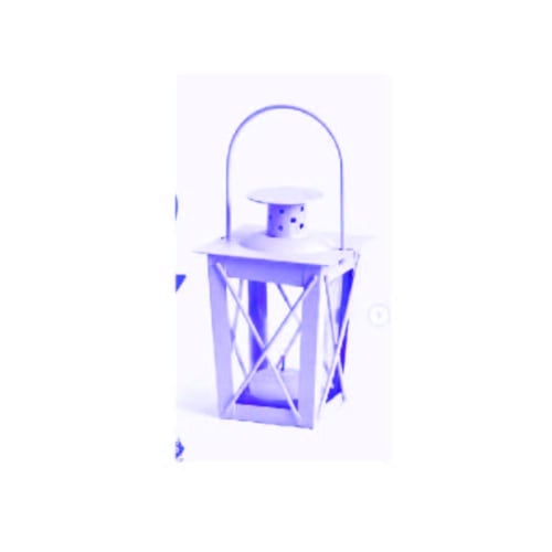 فوانيس معدنية صغيرة مضاءة حاملي الشموع العتيقة