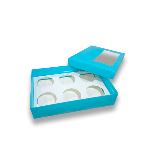 علبة كب كبك وحلى لون ازرق