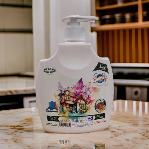 صابون سائل لليدين بالورد من جينتكس 500 مل + 100 مل...