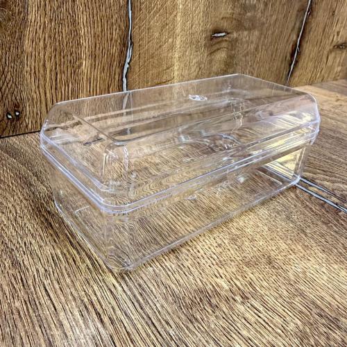 علبة كريستال مستطيل شفاف 848 شد