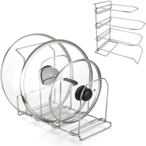 حامل أغطية وأواني مطبخ تركيب افقي وعمودي - البوضان