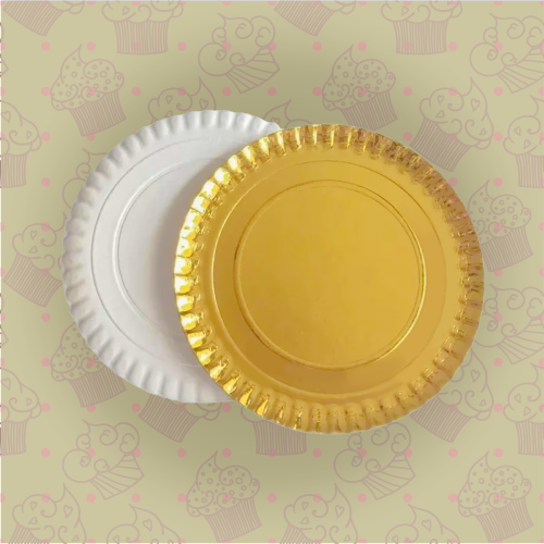 صحن ورق ذهبي دائري - جواد