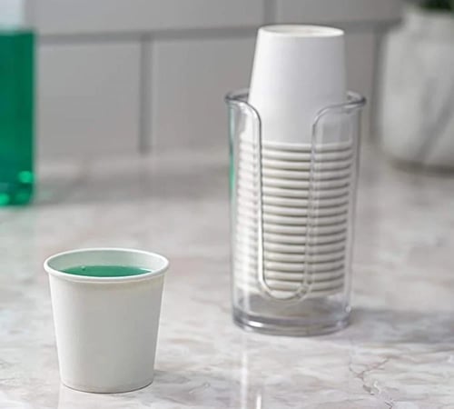 أكواب ورقية للآيسكريم 9 أنز أبيض 50 كوب