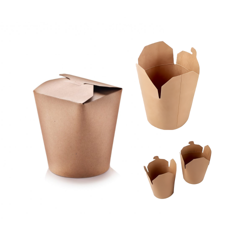 علب كرافت نودلز بقاعدة دائرية - 50 حبة - 26 اونز