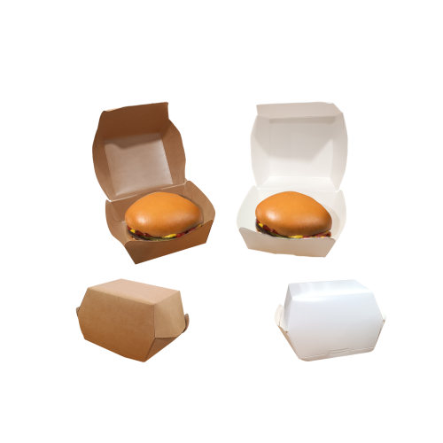 علب برجر ورق كرافت 100 حبة - البوضان