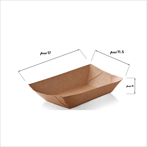 صحن ورق كرافت - 25 حبة - جواد