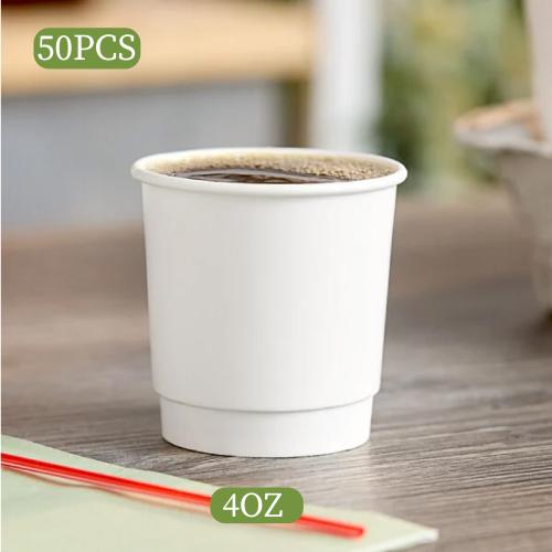 أكواب ورقية دبل 4 أونز 50 كوب -Sn