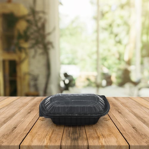 عبوات طعام متعددة الاستخدام بغطاء شفاف - مايكرويف-...