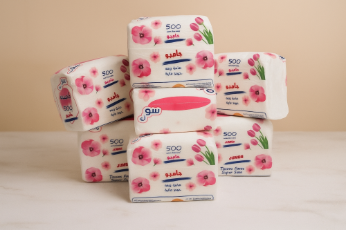 سو ارت مناديل 500 منديل مفرد جامبو شد 10 حبات