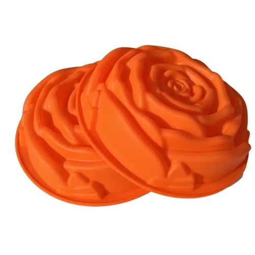 قالب كعك سيليكون شكل ورد 4 حبات - البوضان