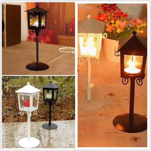 حامل شمعدان شمعدان فانوس رومانسي بسيط