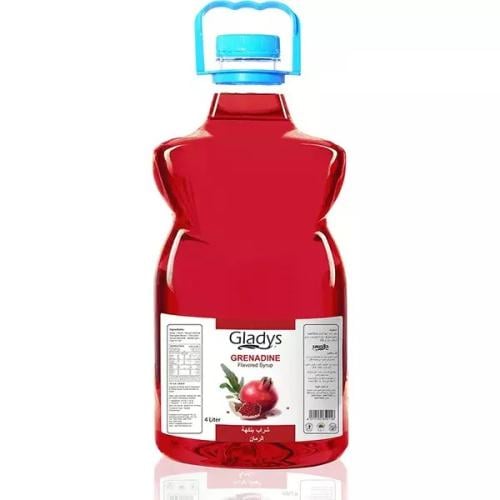 سيروب جلاديس نكهة رمان 4لتر