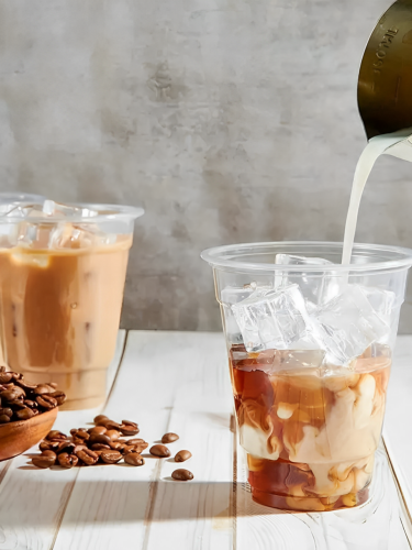 كاس شفاف 14 انز + غطاء 50 كوب - البوضان