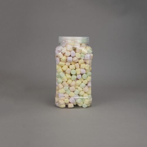 برطمان مربع بلاستيك 1370 مل 12 حبة - عسق