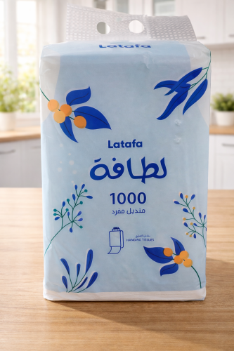 لطافة | حزمة مناديل لطافة علاقي 1000 | 5 علبة