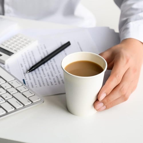 اكواب ورقية اقتصادية 7 أنز 50 كوب (كرك تايم)