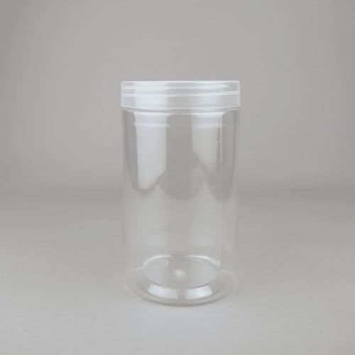 برطمان بلاستيك اسطواني 650مل 12 حبة - عسق