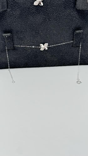 طقم ( ناعم ) ذهب ابيض عيار 18