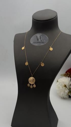 عقد " كرسي جابر صغير " ذهب عيار 21